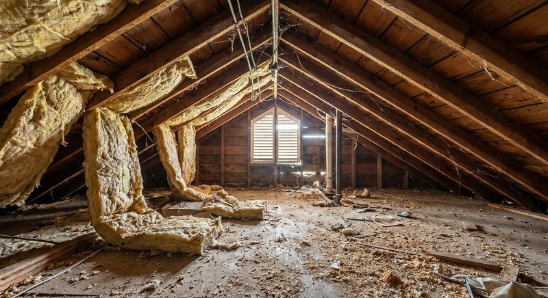 Before - Uninsulated space